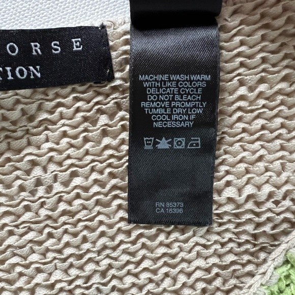 Crazy Horse Blue Floral Women’s Knit Sweater - L - Picture 6 of 10